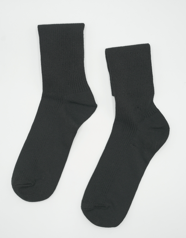 Acrylic Wool Socks Black